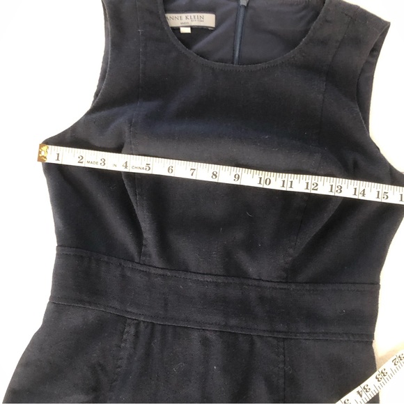 Anne Klein Classic shift dress Navy SZ 4 - Picture 13 of 16